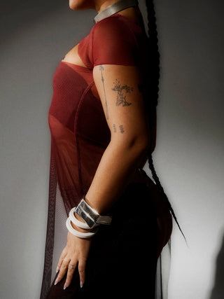 Sand Walk dress Pomegranate